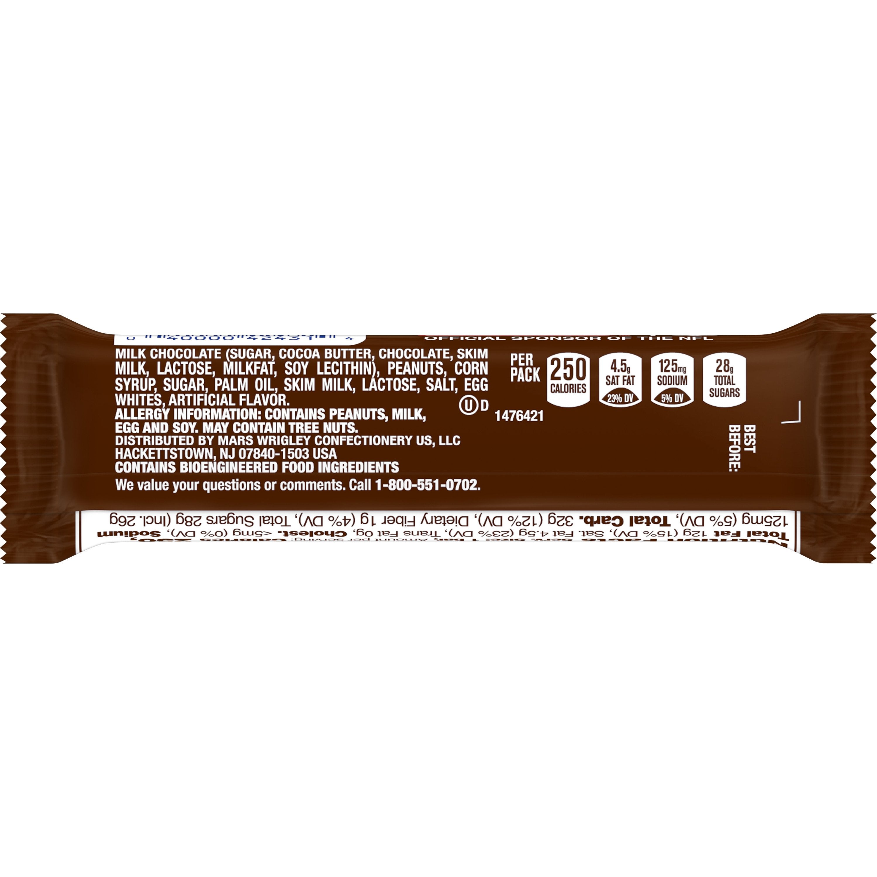 SNICKERS Singles Size Chocolate Candy Bar